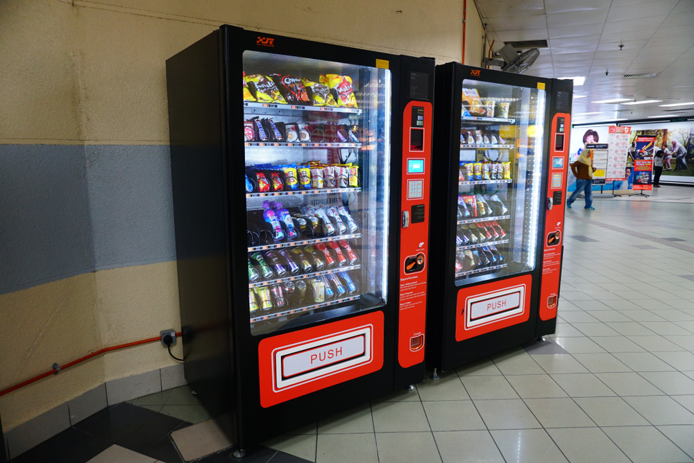 Kuala,lumpur,malaysia, ,november,4,,2018.,vending,machines,at,kuala